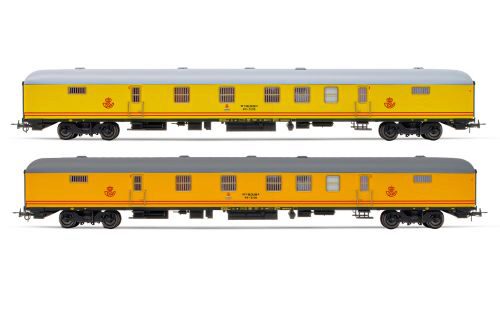 Electrotren HE4021 RENFE 2-teil. set DGCT-3100 Postwagen mit160km/h Dhregestellen  gelb  Ep. IV